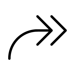 Arrow Bend Double Up Right Thin Smiley – Icons