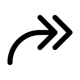 Arrow Bend Double Up Right Smiley – Icons