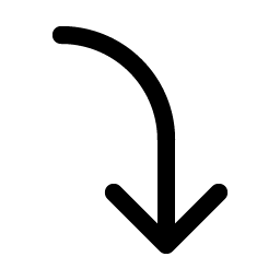 Arrow Bend Right Down Smiley – Icons