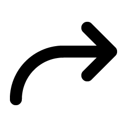 Arrow Bend Up Right Bold Smiley – Icons
