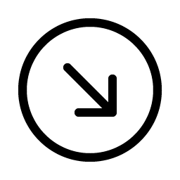Arrow Circle Down Right Light Smiley – Icons
