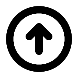 Arrow Circle Up Bold Smiley – Icons