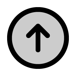 Arrow Circle Up Duotone Smiley – Icons