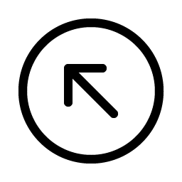 Arrow Circle Up Left Light Smiley – Icons