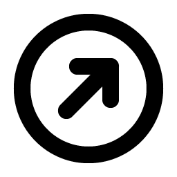 Arrow Circle Up Right Bold Smiley – Icons