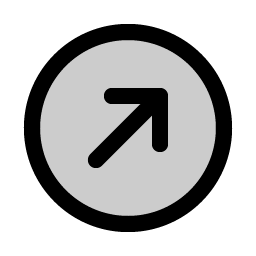 Arrow Circle Up Right Duotone Smiley – Icons