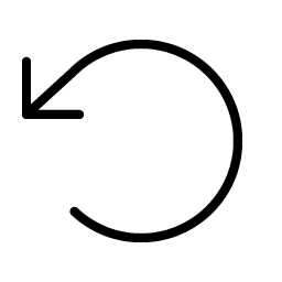 Arrow Counter Clockwise Thin Smiley – Icons