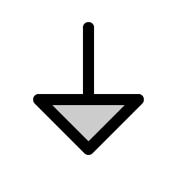 Arrow Down Duotone Smiley – Icons