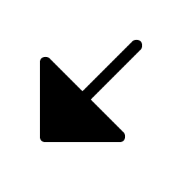 Arrow Down Left Fill Smiley – Icons