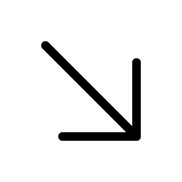 Arrow Down Right Light Smiley – Icons