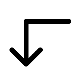Arrow Elbow Left Down Smiley – Icons
