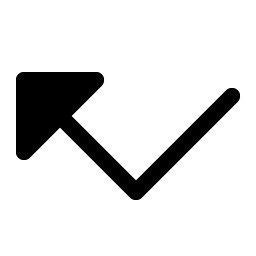 Arrow Elbow Left Fill Smiley – Icons