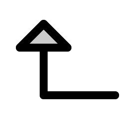 Arrow Elbow Left Up Duotone Smiley – Icons