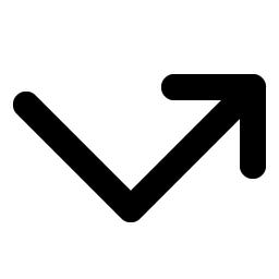 Arrow Elbow Right Bold Smiley – Icons