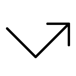 Arrow Elbow Right Thin Smiley – Icons