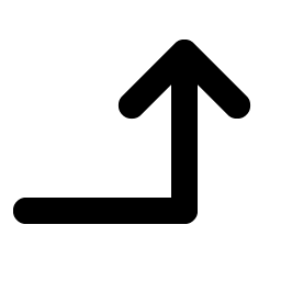 Arrow Elbow Right Up Bold Smiley – Icons