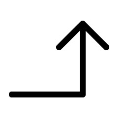 Arrow Elbow Right Up Light Smiley – Icons