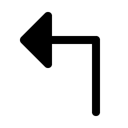 Arrow Elbow Up Left Fill Smiley – Icons