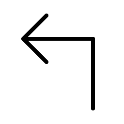Arrow Elbow Up Left Thin Smiley – Icons