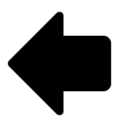 Arrow Fat Left Fill Smiley – Icons