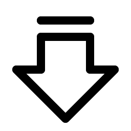 Arrow Fat Line Down Smiley – Icons