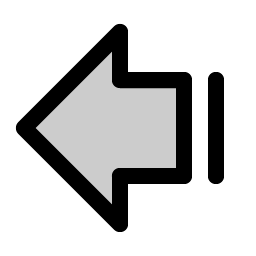 Arrow Fat Line Left Duotone Smiley – Icons