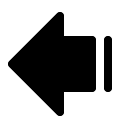 Arrow Fat Line Left Fill Smiley – Icons