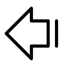 Arrow Fat Line Left Light Smiley – Icons