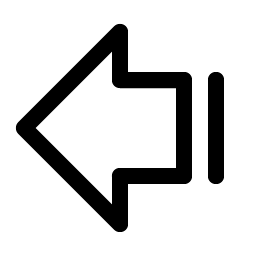 Arrow Fat Line Left Smiley – Icons