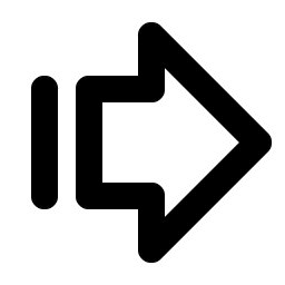 Arrow Fat Line Right Bold Smiley – Icons