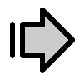 Arrow Fat Line Right Duotone Smiley – Icons