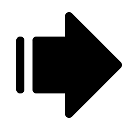 Arrow Fat Line Right Fill Smiley – Icons