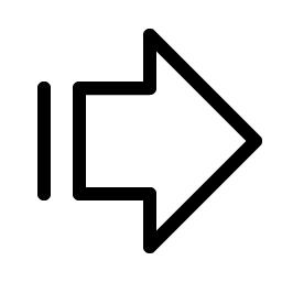 Arrow Fat Line Right Light Smiley – Icons
