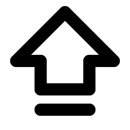 Arrow Fat Line Up Bold Smiley – Icons