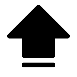 Arrow Fat Line Up Fill Smiley – Icons