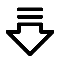 Arrow Fat Lines Down Smiley – Icons