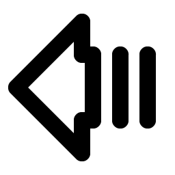 Arrow Fat Lines Left Bold Smiley – Icons