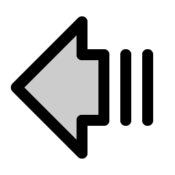 Arrow Fat Lines Left Duotone Smiley – Icons