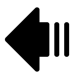 Arrow Fat Lines Left Fill Smiley – Icons