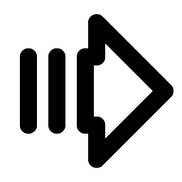 Arrow Fat Lines Right Bold Smiley – Icons