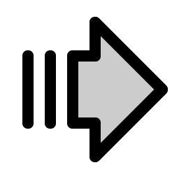 Arrow Fat Lines Right Duotone Smiley – Icons