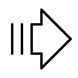 Arrow Fat Lines Right Thin Smiley – Icons