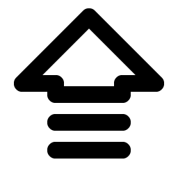 Arrow Fat Lines Up Bold Smiley – Icons