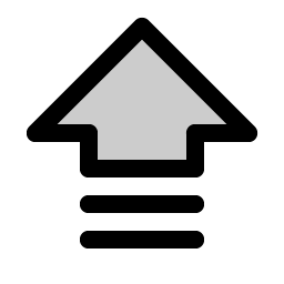 Arrow Fat Lines Up Duotone Smiley – Icons