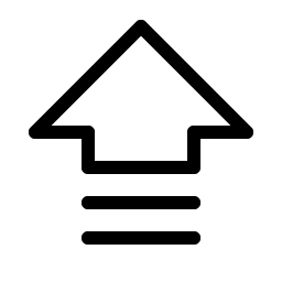 Arrow Fat Lines Up Light Smiley – Icons