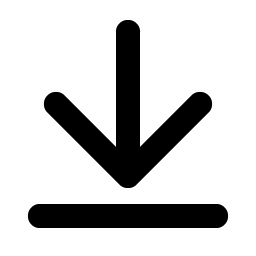 Arrow Line Down Bold Smiley – Icons