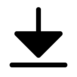 Arrow Line Down Fill Smiley – Icons