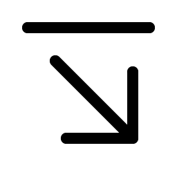 Arrow Line Down Right Smiley – Icons