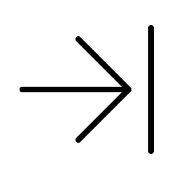Arrow Line Right Thin Smiley – Icons