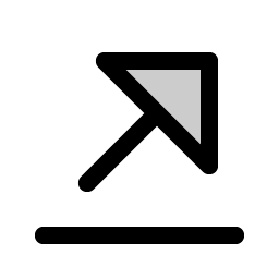 Arrow Line Up Right Duotone Smiley – Icons